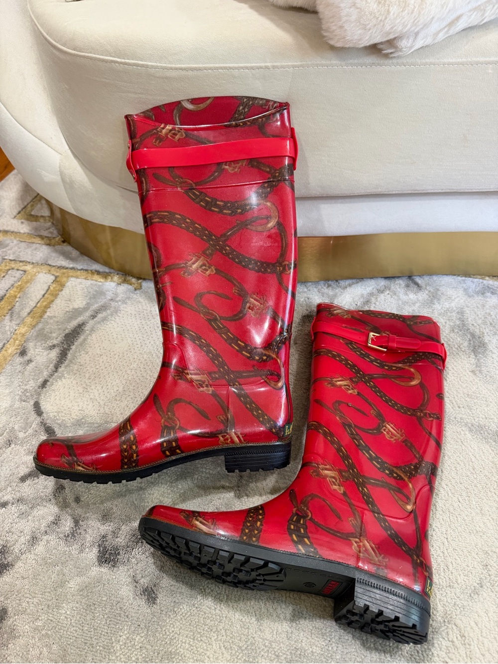 NWOT women’s Lauren Ralph Lauren Rossalyn II rain boots size 11